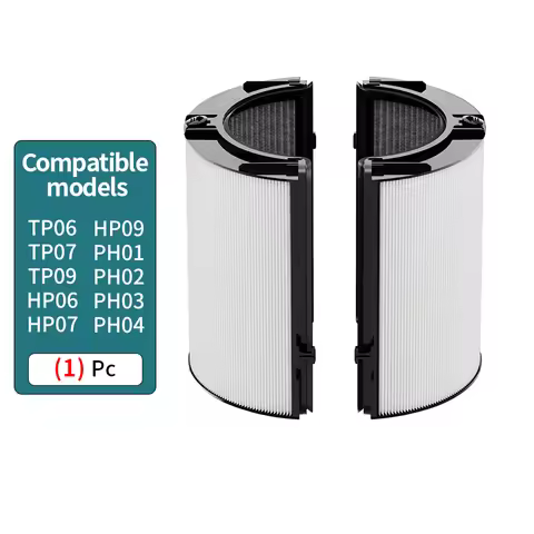Replacement Filter with Dyson TP06 HP06 PH02 PH01 PH03 PH04 HP09 TP09 HP07 TP07 TP10 HP10, H13True H
