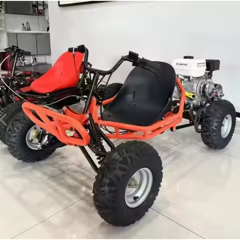 Adjustable shock absorber adult racing kart frame for sale