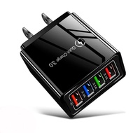 หัวชาร์จ หัวชาร์จเร็ว 20W （4 พอร์） อแดบเตอร์ Wall Chargers adapter QC3.0 อะแดปเตอร์ PD ที่ชาร์จโทรศั