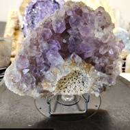 天然精品南非蜂窝紫水晶簇原矿摆件Natural Precious South Africa Honeycomb Amethyst Crystal Cluster Ornament X37 #Ameth