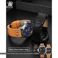 Suitable for Hamilton Hamilton Hamilton Khaki Air Field Men Genuine Leather Cowhide Watch Strap Acce