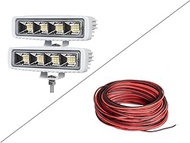 EXZEIT Led Boat Lights with Wiring, 2pc 72W Deck/Dock Marine Lights 4000LMS 150°Flood Light, 6.3inch