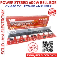 POWER STEREO 600W OCL CX600 AMPLIFIER SANKEN 2 CX 600 CX-600 BELL BGR