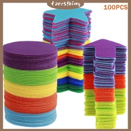100Pcs Carpet Markers Floor Dots Round Carpet Markers Cute Colorful Carpet Markers Reusable Carpet M