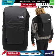 [100% Authentic] The Noɾth Fɑce TNF Kaban 2.0 Backpack 27 Litre Black Grey Laptop Bag 15 Inch [Ready