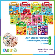 Sticker Book Jelly Sticker Book Educational Book Sticker Premium Jelly Sticker Book Kidu Baby