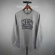 Jaket New NB Varsity Logo Crew Original 100% KATUN - JACKET NB BALANCE SWEATER CREWNECK