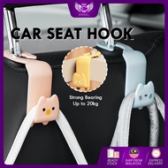 ANGEL Car Back Seat Hanger Hooks Bracket Accessories Multifunctional Strong Load Bearing 20kg Storage Menggantung Barang
