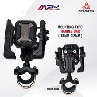 F2-MOTO Phone Holder Anti Vibration/Anti Shake Motorcycle Handphone + Sunshade Cap