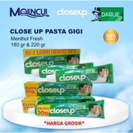 Pasta Gigi Close Up Menthol Fresh 160+20Gr & 110Gr X 2 / Odol Close Up Menthol Fresh / Moencul