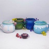 DINI HARI NOA Ceramic Handle Mug 180ml - Coffee Mug, Tea Cup, Matcha, Cappuccino, Latte