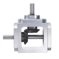 Gear-Box 90 Degree Right Angle Bevel Gear-Box 1:1 Single Output Shaft 1 Module 20 Teeth Bevel Gear A