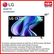 LG OLED evo A3 55 inch 120Hz Dolby Vision &amp; HDR10 4K UHD Smart TV (2023) OLED55A3PSA