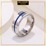 Stainless Silver Gold Black Couple ring men women unisex cincin emas bangkok wanita perempuan lelaki
