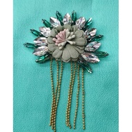 Glass Chunky Beads Iron On Chunky Beads Glass Diamond Patch, Iron On Patch, Batu Tampal, Manik Tampa