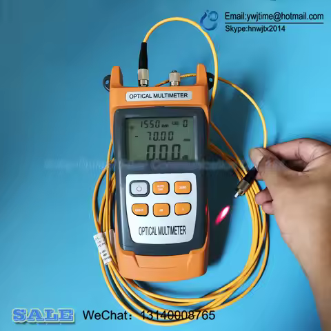KING-30S 2in1 Fiber Optical Power Meter -70 to +10dBm and 1mW 5km 10KM Fiber Optic Cable Tester Visu