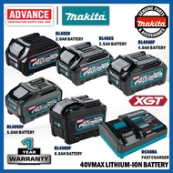MAKITA BL4020 / BL4025 / BL4040 / BL4050F / BL4080F / DC40RA / DC40RC 40V BATTERY AND CHARGER
