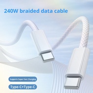 240W Dual TypeC Braided Fast Charging Data Cable PD Charging Cable