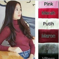 Daisy Turtleneck Knit Blouse
