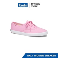 KEDS WF62460 CHAMPION SEASONAL SOLID PINK Women's Sneakers Lace-up Pink hot sale