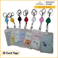 GANTUNGAN MRT Yoyo ID Card Holder Bus Access Card Bag Keychain Strap