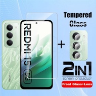 2IN1 For Redmi 15 5G 2025 Full Screen Protector Tempered Glass For Xiaomi Redmi15 15C Redmi 15 C 15R