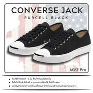CONVERSE Jack Purcell Original Black Color รองเท้าผ้าใบคอนเวิร์สแจ็ค สีดำ ตัวออริจินอล