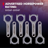 6pcs 4340 Connecting Rods Conrods for Toyota 2JZ Supra Mark Lexus 2JZGE 2JZGTE for MK4 2JZ 2JZ-GTE 2