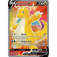 Pokemon TCG Card Dragonite V SS Evolving Skies 191/203 Full Art Ultra Rare