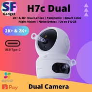 EZVIZ H7c Dual Camera (2K+ & 2K+ Dual Lenses | Panoramic | Smart Color  Night Vision | Noise Detect 