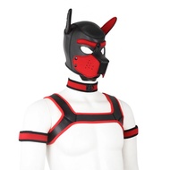 ❁❒㍿Puppy Play Dog Bondage Hood Mask Collar Armband Cosplay Fantasy Harness Bondage Sexy Set Adult Games Slave Pup Role P