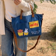 Genuine Miffy Rabbit Strawberry Japanese Large-capacity Canvas Bag Hand-held Cross-body Color Matchi