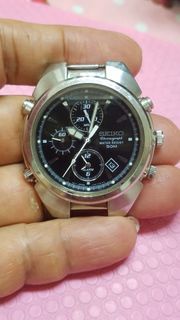 ⏱⏱ SEIKO 精工 7T32-7G00 日曆 夜光 防水 六針 手錶 (錶面有花)