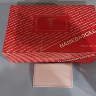 Nametag / namebadges Id card multi 101 merah isi 50pcs - 6 x 9cm