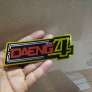Emblem Daeng exhaust brand/ for motorbikes