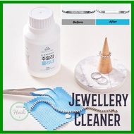 KOREA 🇰🇷 Jewellery Cleaner Kit 200ml (+ Polishing Cloth) / Silver Jewellery Care