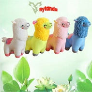 Rytanda Alpaca Doll Toy for Kid Simulated Colored Alpaca Animal Figurine Boy Girl Plushie Doll Pillo