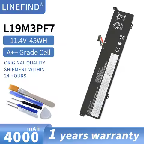 L19M3PF7 L19D3PF4 Laptop Battery For Lenovo Ideapad Creator 5-15IMH05 Gaming 3-15ARH05 Series 4000mA