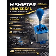 Universal 6 Speed H Shifter + Truck & Racing Tracker – USB Plug & Play PC