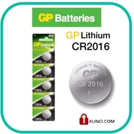 5PCS ORIGINAL GP LITHIUM BATTERY CR2016