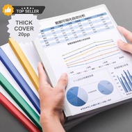 SG stock A4 File Slide Binder / Clip File PVC Slide Binder A4 / Report Cover/ Slide Binder File Fold