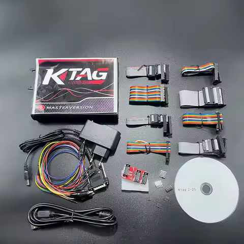 KTAG Red European Version V7.020 V2.25 Red PCB ECU Programmer, Unlimited Points, Can Be Networked