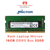 RAM Laptop Micron DDR4 16GB/8GB Bus 3200/2666/2400 - Bảo Hành 3 Năm