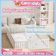 Multifunctional Kids Playpen Game Fence Mode Storage Rack Mode Stable Baby Fence Kids & Pets Can Use