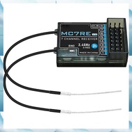 [G V W E] MC7RE-V2 6-Channel 2.4ghz Receiver for Model Aircraft Suitable for Mc6c/7/Mc8b Mini Remote
