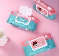 MamaKiddo 80PCS Non Alcohol Baby Wipes Baby Wet Tissue Anti Bacterial Wet Wipes Tissue Tisu Basah Ba