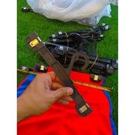 [ 10inchi/25cm ] HANGER SELUAR/TUDUNG/TUALA/KAIN/BAJU | HITAM /SEPIT CLIP / 1PCS