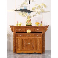 HY-$ New Chinese Style Solid Wood Altar Incense Desk Buddha Shrine Home Altar Buddha Niche Modern Style Altar Cabinet Al