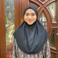 Tudung cotton refa saiz M | warna hitam sahaja