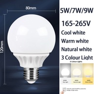 9W/7W/5W LED Bulb E27 Ceiling Bulb G80 Dragon Ball Led Light Bulb E27 Led Bulb Bulb 3 Colour Light B